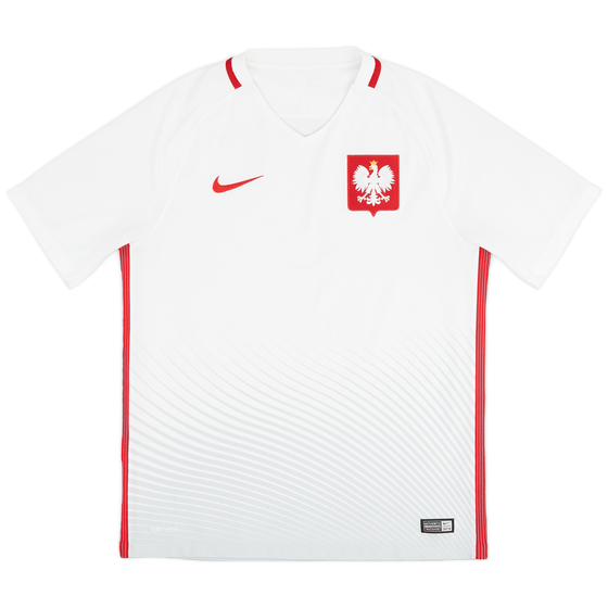 2016-18 Poland Home Shirt - 8/10 - (M)