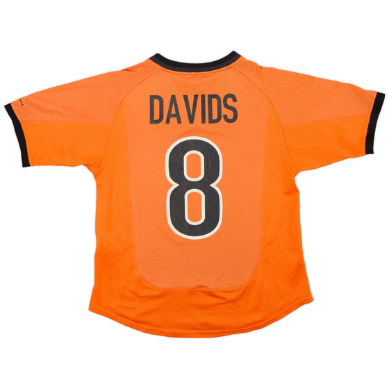 2000-02 Netherlands Home Shirt Davids #8 - 7/10 - (L.Boys)