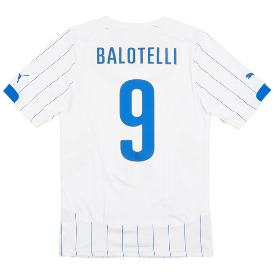 2014-15 Italy Player Issue Away Shirt Balotelli #9 - 10/10 - (XXL)