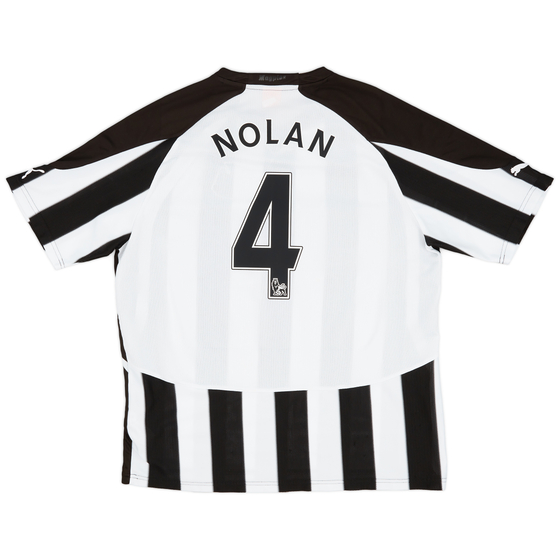 2010-11 Newcastle Home Shirt Nolan #4 - 7/10 - (XL)