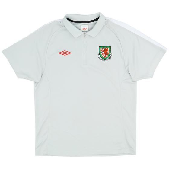 2010-11 Wales Umbro 1/4 Zip Training Shirt - 5/10 - (M)