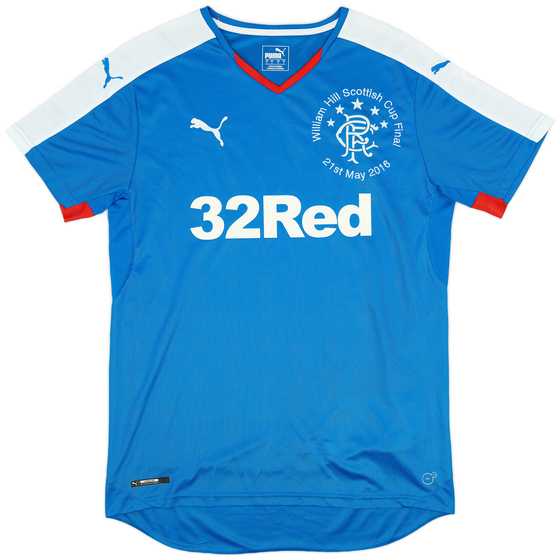 2015-16 Rangers 'Scottish Cup Final' Home Shirt - 9/10 - (L)