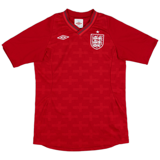 2012-13 England GK Away S/S Shirt - 9/10 - (L.Boys)