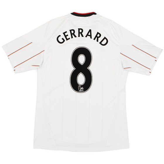 2010-11 Liverpool Away Shirt Gerrard #8 - 7/10 - (M)