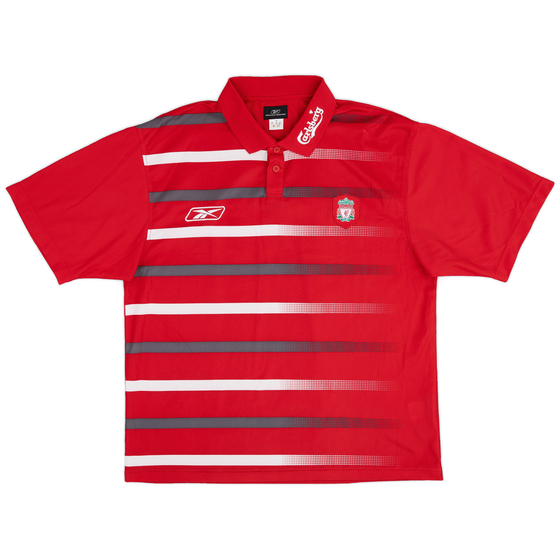 2003-04 Liverpool Reebok Polo Shirt - 9/10 - (XL)