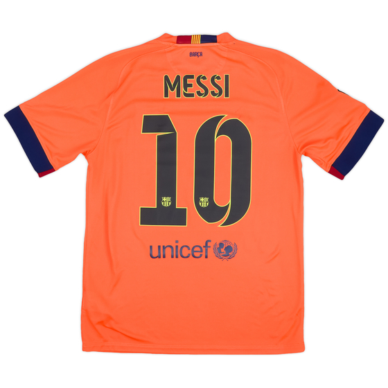 2014-15 Barcelona Away Shirt Messi #10 - 9/10 - (M)