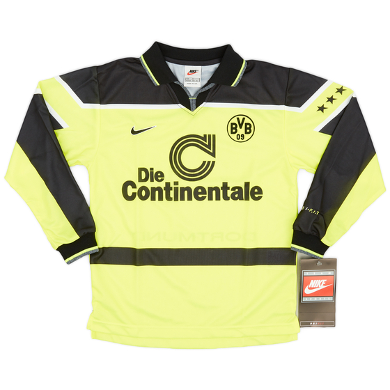 1997-98 Borussia Dortmund Home L/S Shirt (M.Boys)