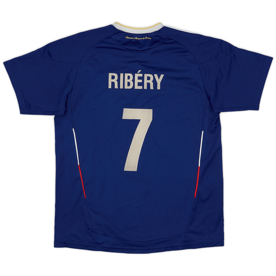 2009-10 France Home Shirt Ribery #7 - 6/10 - (XL.Boys)