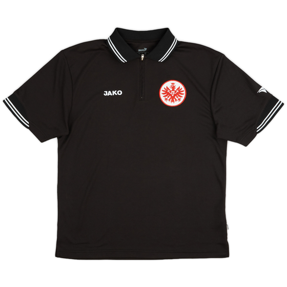 2007-08 Eintracht Frankfurt Jako 1/4 Zip Polo Shirt - 10/10 - (M)