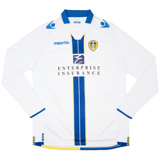 2013-14 Leeds United Home L/S Shirt - 9/10 - (3XL)
