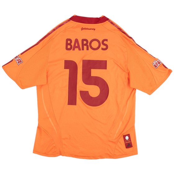 2008-09 Galatasaray Fourth Shirt Baros #15 - 5/10 - (XL.Boys)