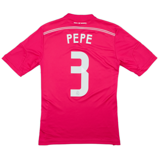 2014-15 Real Madrid Away Shirt Pepe #3 - 8/10 - (S)
