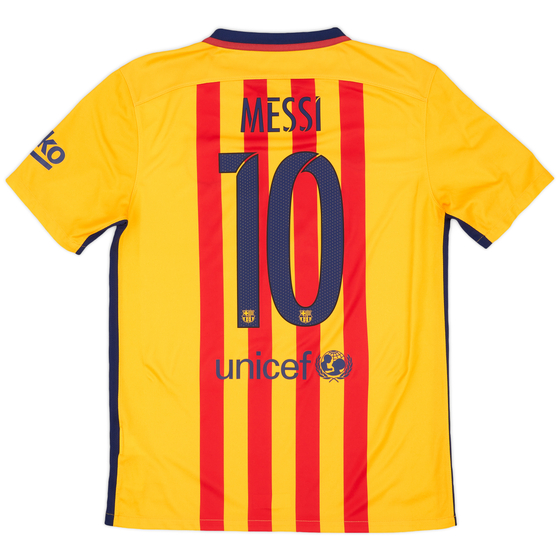 2015-16 Barcelona Away Shirt Messi #10 - 9/10 - (M)
