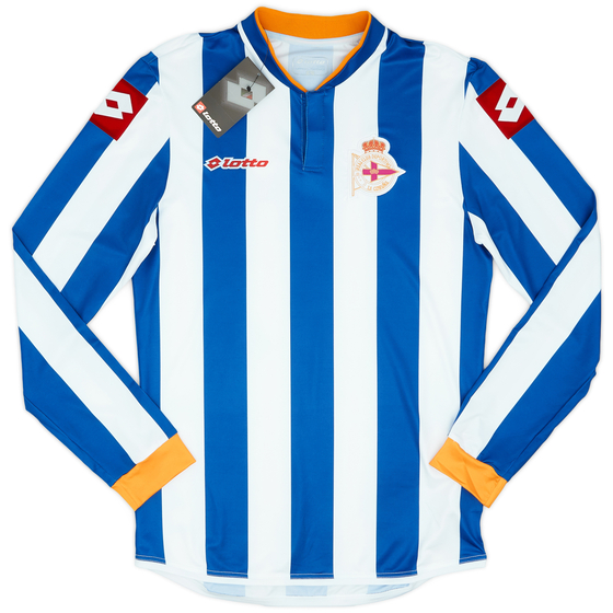 2013-14 Deportivo Home L/S Shirt