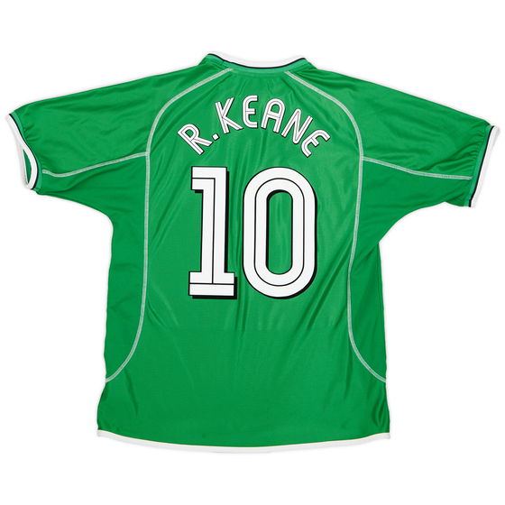 2001-03 Ireland Home Shirt R.Keane #10 - 9/10 - (L)
