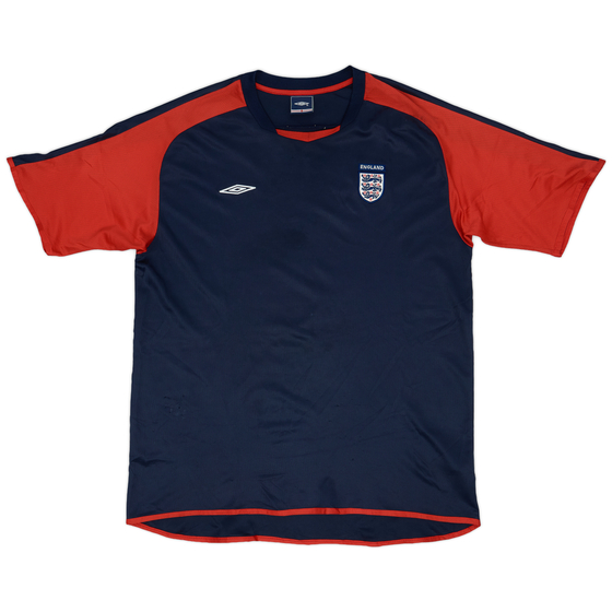 2000's England Umbro Training Shirt - 4/10 - (XL)