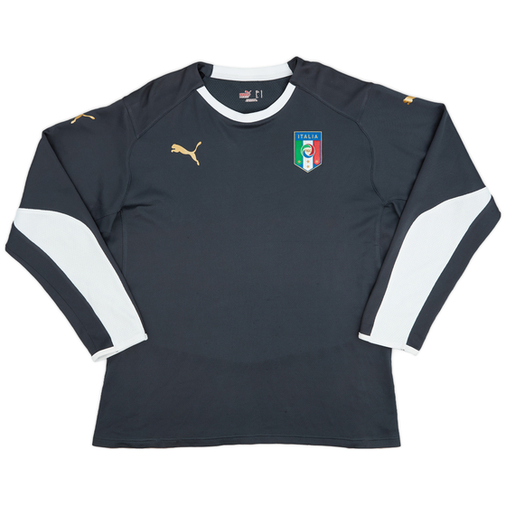 2008-09 Italy Grey GK Shirt - 7/10 - (L)