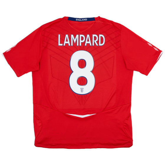 2008-10 England Away Shirt Lampard #8 - 4/10 - (XL)