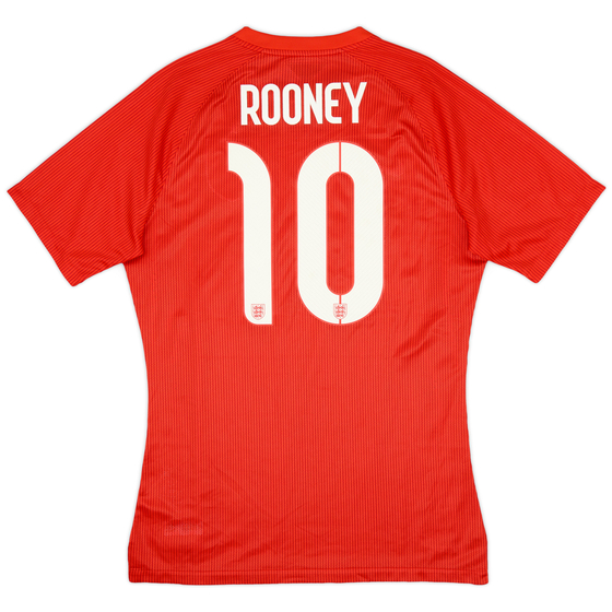 2014-15 England Authentic Away Shirt Rooney #10 - 8/10 - (L)