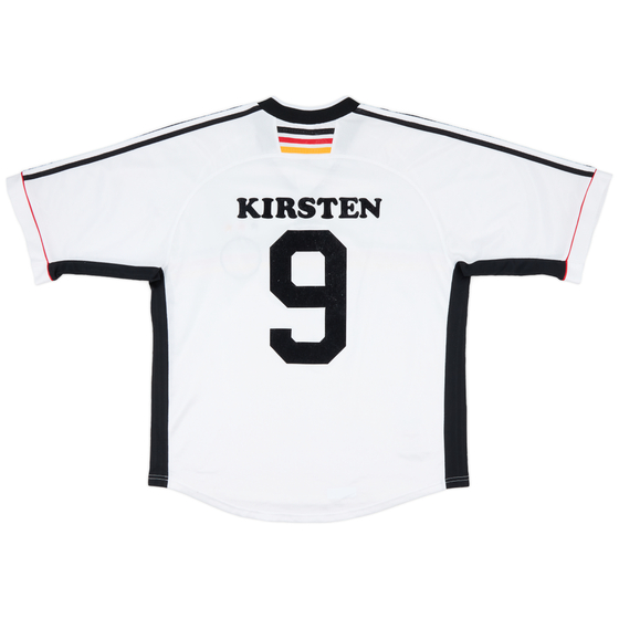 1998-00 Germany Home Shirt Kirsten #9 - 8/10 - (XL)