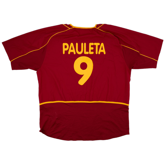 2002-04 Portugal Home Shirt Pauleta #9 - 7/10 - (XXL)