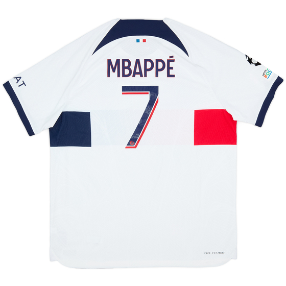 2023-24 Paris Saint-Germain Authentic Away Shirt Mbappe #7 (XL)