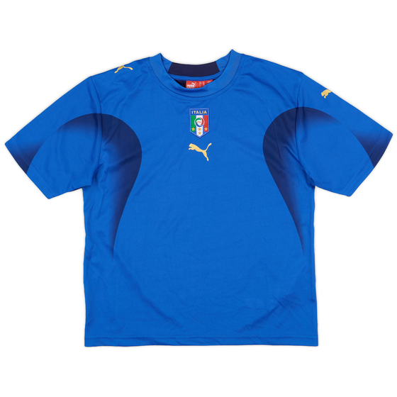 2006 Italy Home Shirt - 9/10 - (L.Boys)
