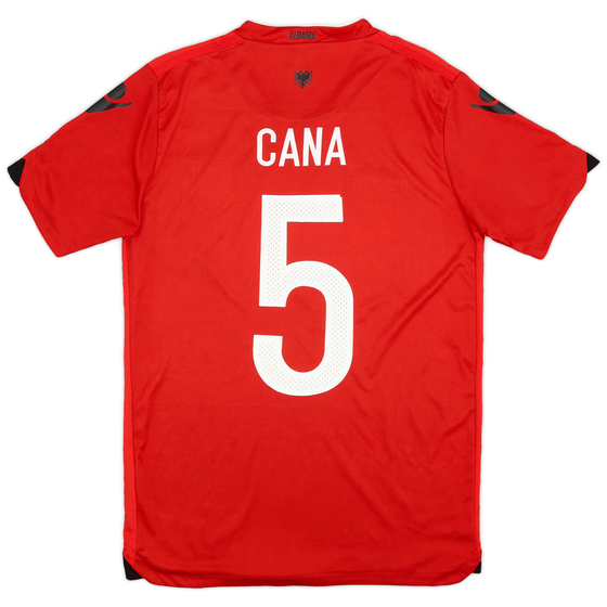 2016 Albania Home Shirt Cana #5 - 5/10 - (M)