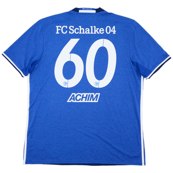 2016-18 Schalke Home Shirt Achim #60 - 10/10 - (XL)