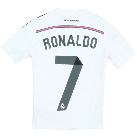 2014-15 Real Madrid Home Shirt Ronaldo #7 - 9/10 - (S.Boys)