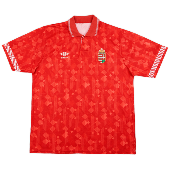 1990-93 Hungary Home Shirt - 9/10 - (XL)
