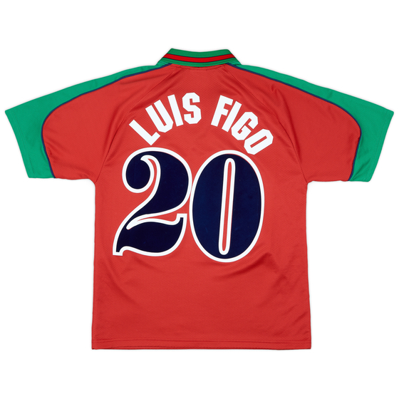1996-97 Portugal Home Shirt Luis Figo #20 - 9/10 - (M)