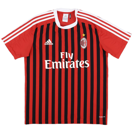 2011-12 AC Milan Basic Home Shirt - 10/10 - (M)