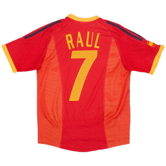 2002-04 Spain Home Shirt Raul #7 - 8/10 - (S)