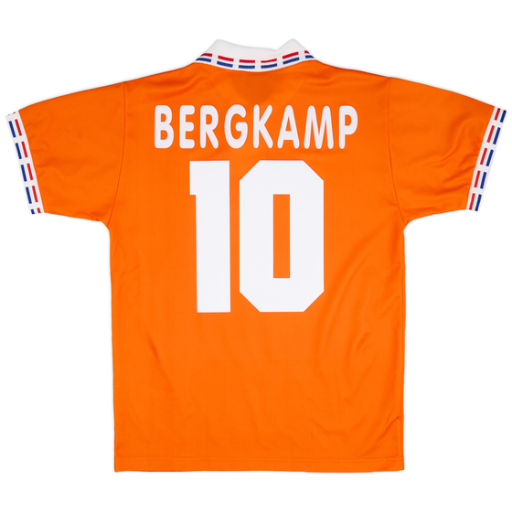 1996 Netherlands Home Shirt Bergkamp #10 - 9/10 - (S)