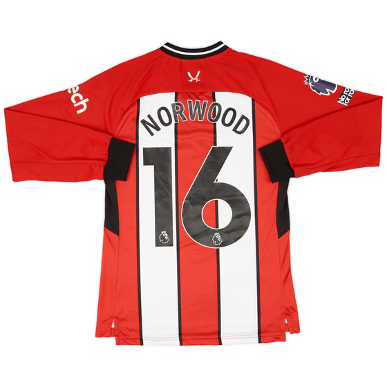 2023-24 Sheffield United Match Issue Home L/S Norwood #16