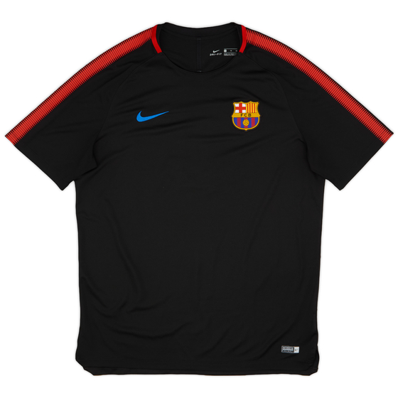 2017-18 Barcelona Nike Training Shirt - 8/10 - (XL)