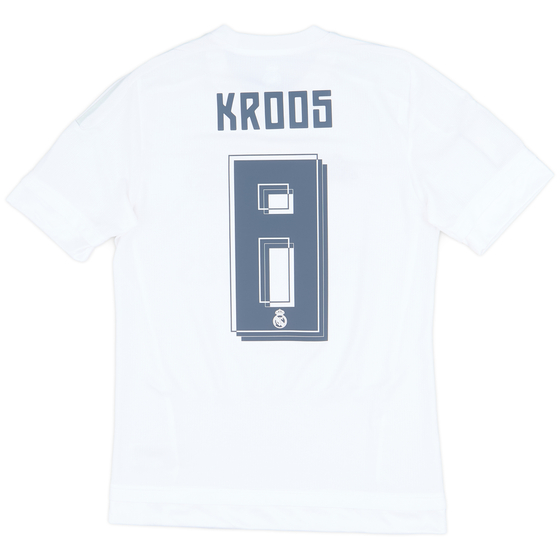 2015-16 Real Madrid Home Shirt Kroos #8 - 9/10 - (S)