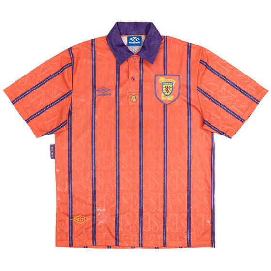 1993-95 Scotland Away Shirt #8 - 6/10 - (L)