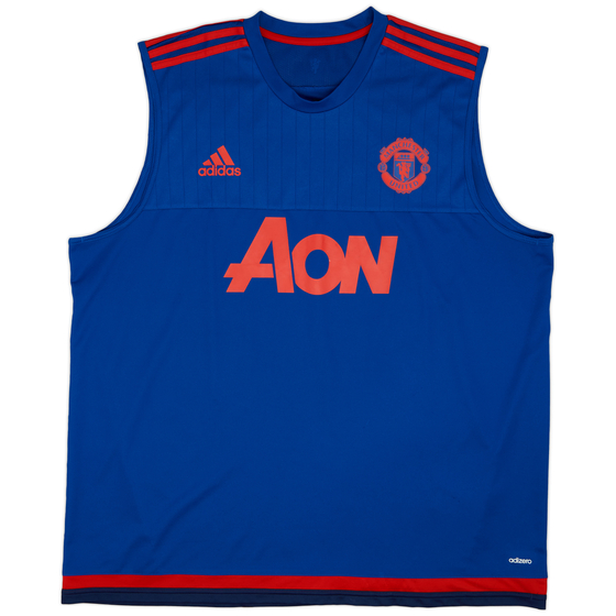 2015-16 Manchester United adidas Training Vest - 6/10 - (XXL)