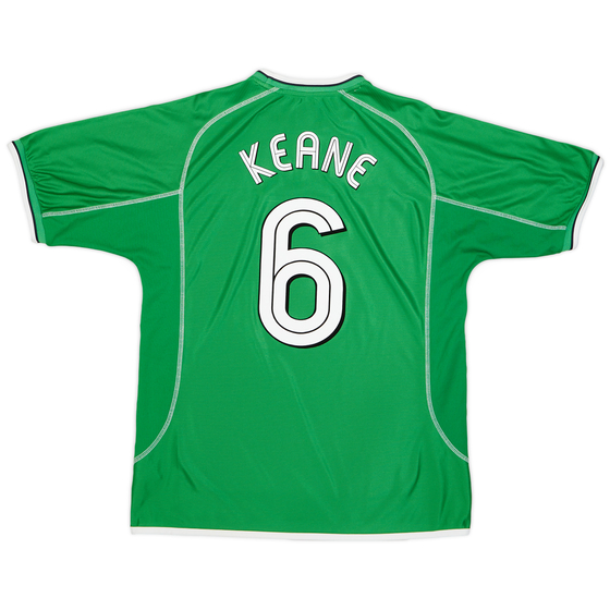 2001-03 Ireland Home Shirt Keane #6 - 9/10 - (L)