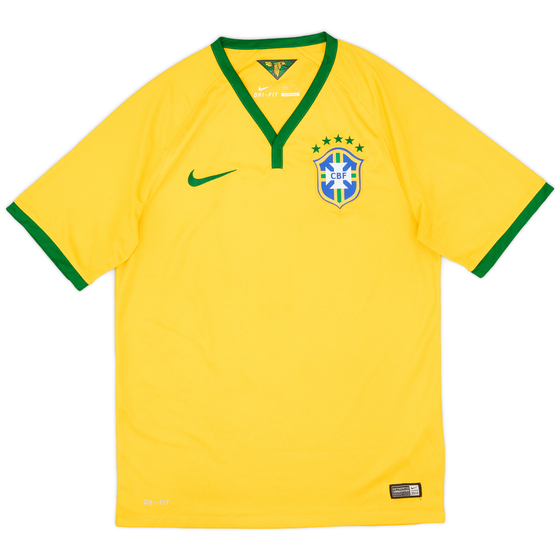 2014-15 Brazil Home Shirt - 8/10 - (S)
