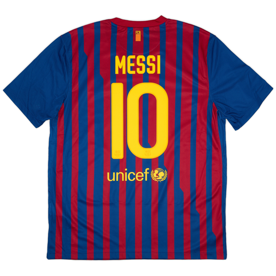2011-12 Barcelona Home Shirt Messi #10 (XL)