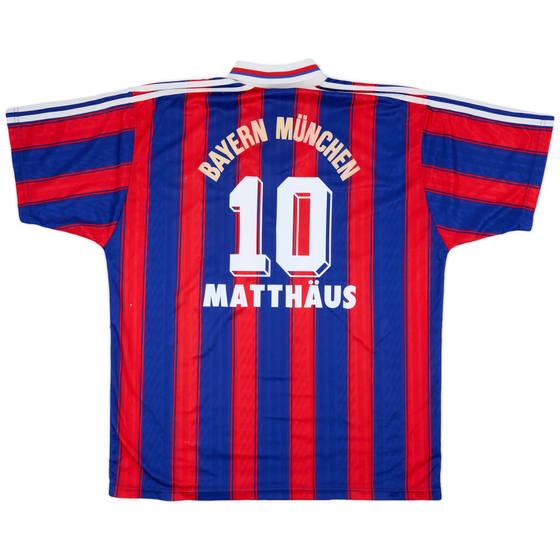 1995-97 Bayern Munich Home Shirt Matthaus #10 - 8/10 - (XL)