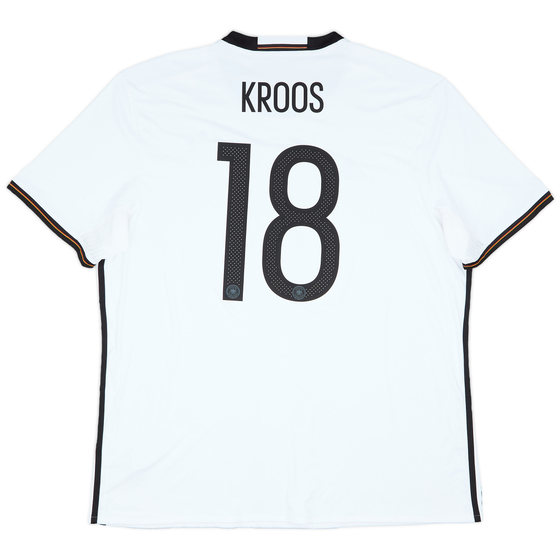 2015-16 Germany Home Shirt Kroos #18 - 8/10 - (XXL)