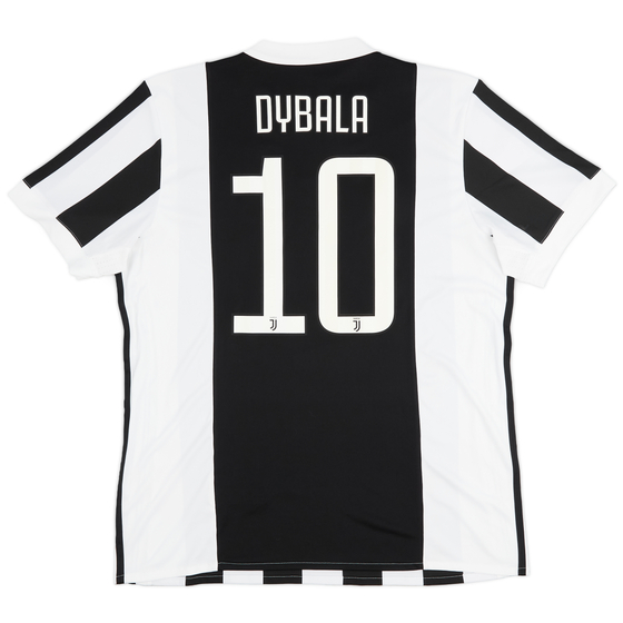 2017-18 Juventus Home Shirt Dybala #10 - 9/10 - (L)