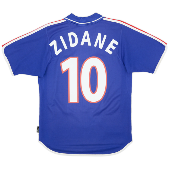 2000-02 France Home Shirt Zidane #10 - 5/10 - (S)