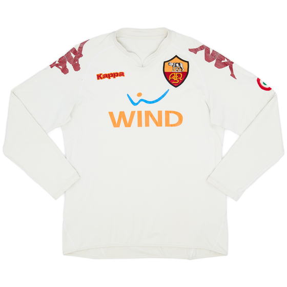 2008-09 Roma Away L/S Shirt - 6/10 - (XL)