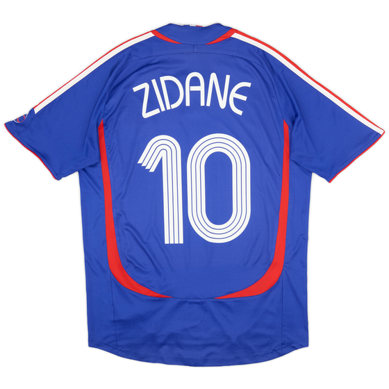 2006-07 France Home Shirt Zidane #10 - 6/10 - (L)