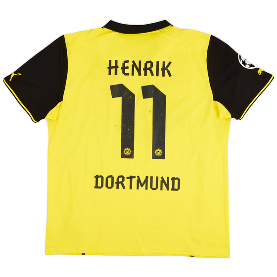 2013-14 Dortmund CL Home Shirt Henrik #11 - 5/10 - (XL)